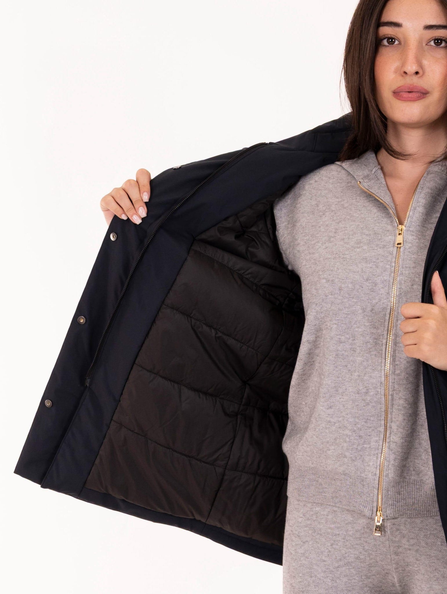 Parka Fumiko People of Shibuya Navy FUMIKOPM773790 People of Shibuya