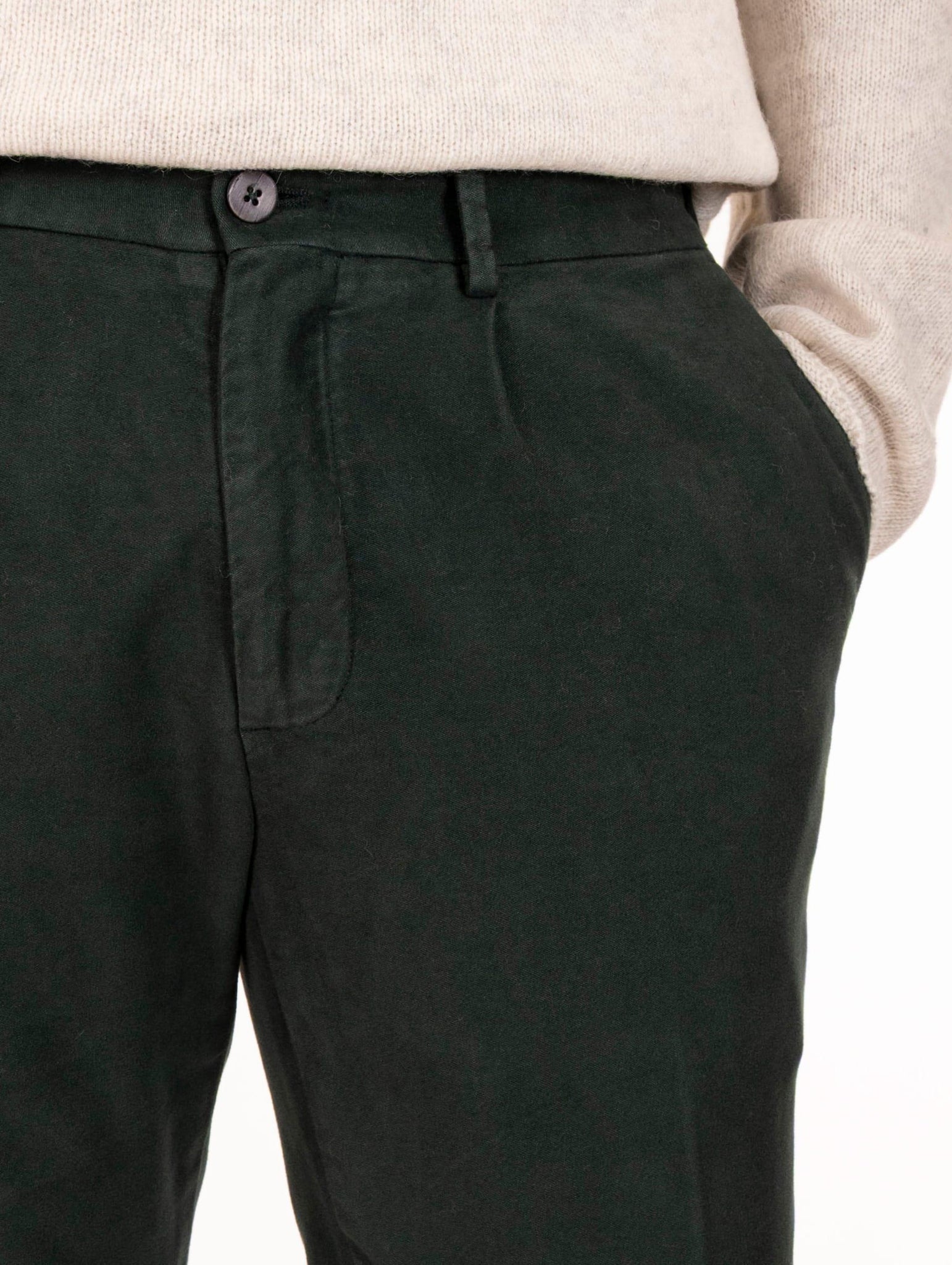 Pantalone Devorè in Cotone, Modal e Seta Foresta DVR15-U006TC671 Devore