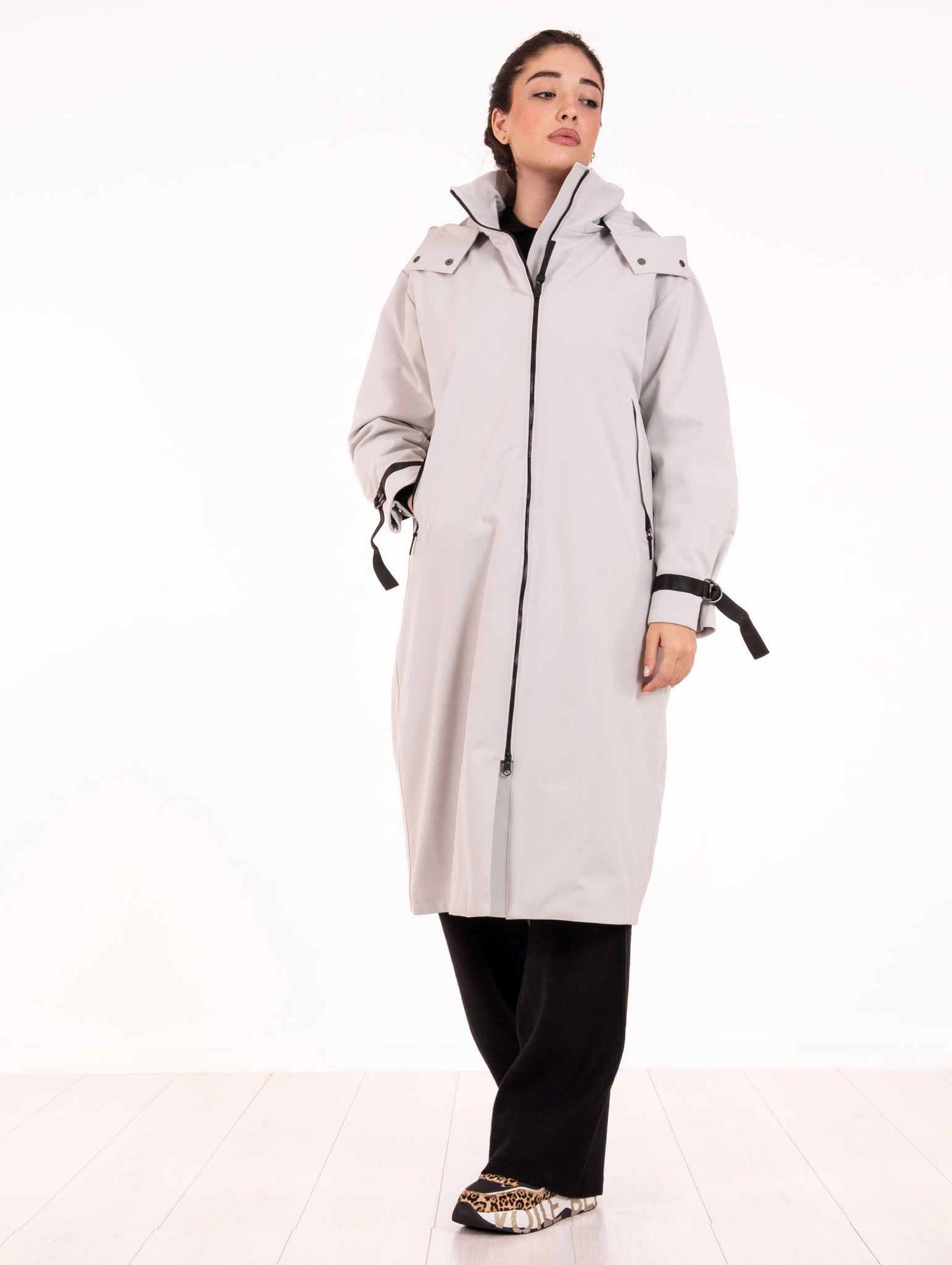 Parka Megumi People of Shibuya Grigio MEGUMIPM149908 People of Shibuya