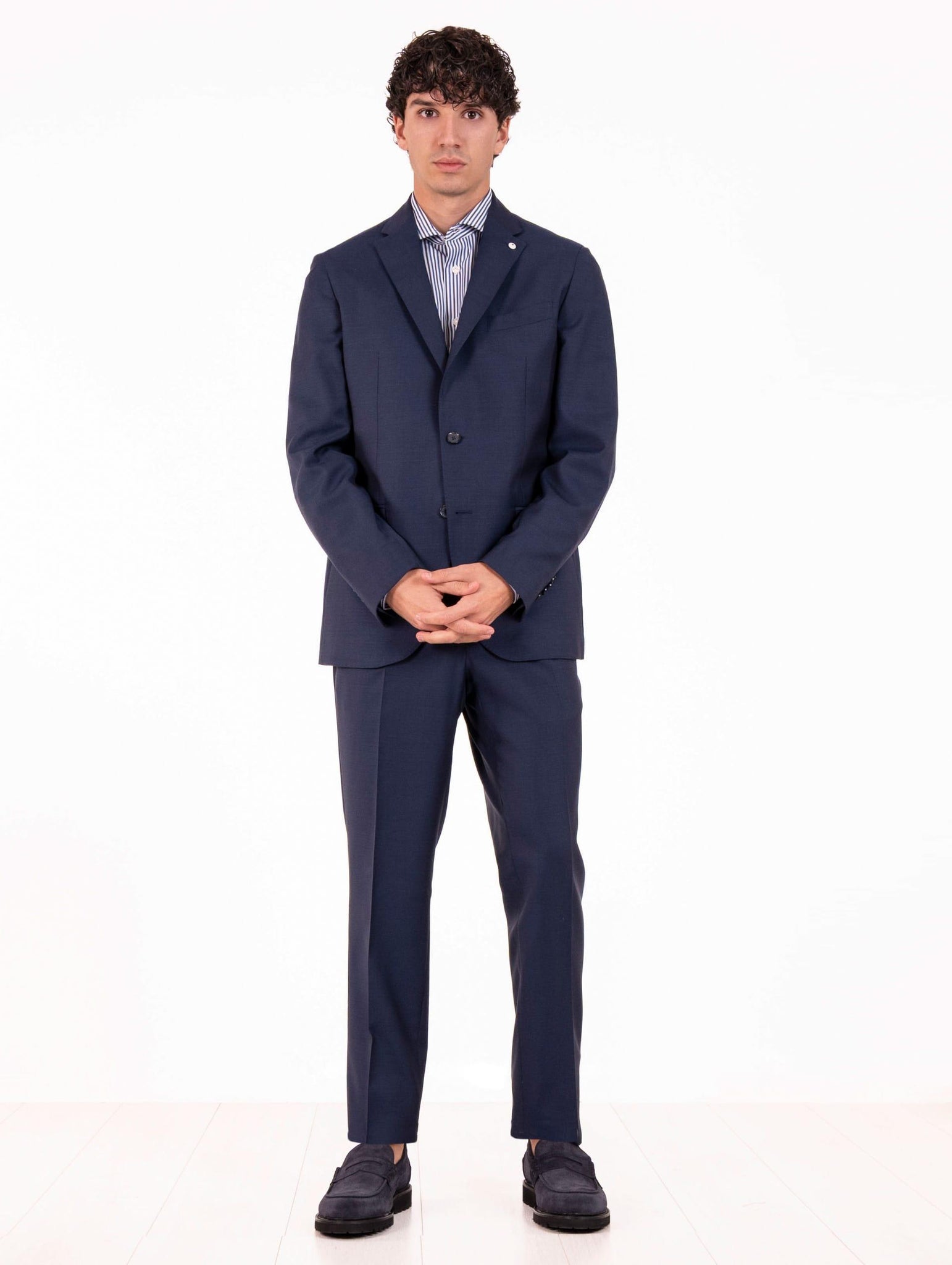 Abito L.B.M. 1911 in Lana Vergine Blu 2631005282 L.B.M. 1911