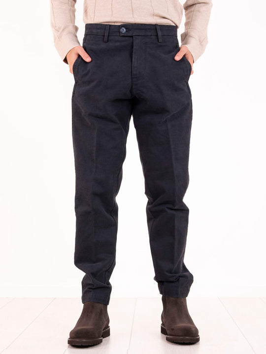 Pantalone Re-Hash in Cotone Blu