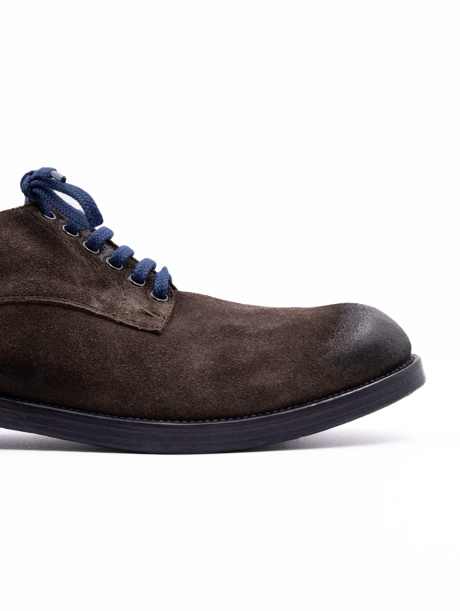 Derby Four Stroke in Suede Testa Di Moro COLLIN18 Four Stroke