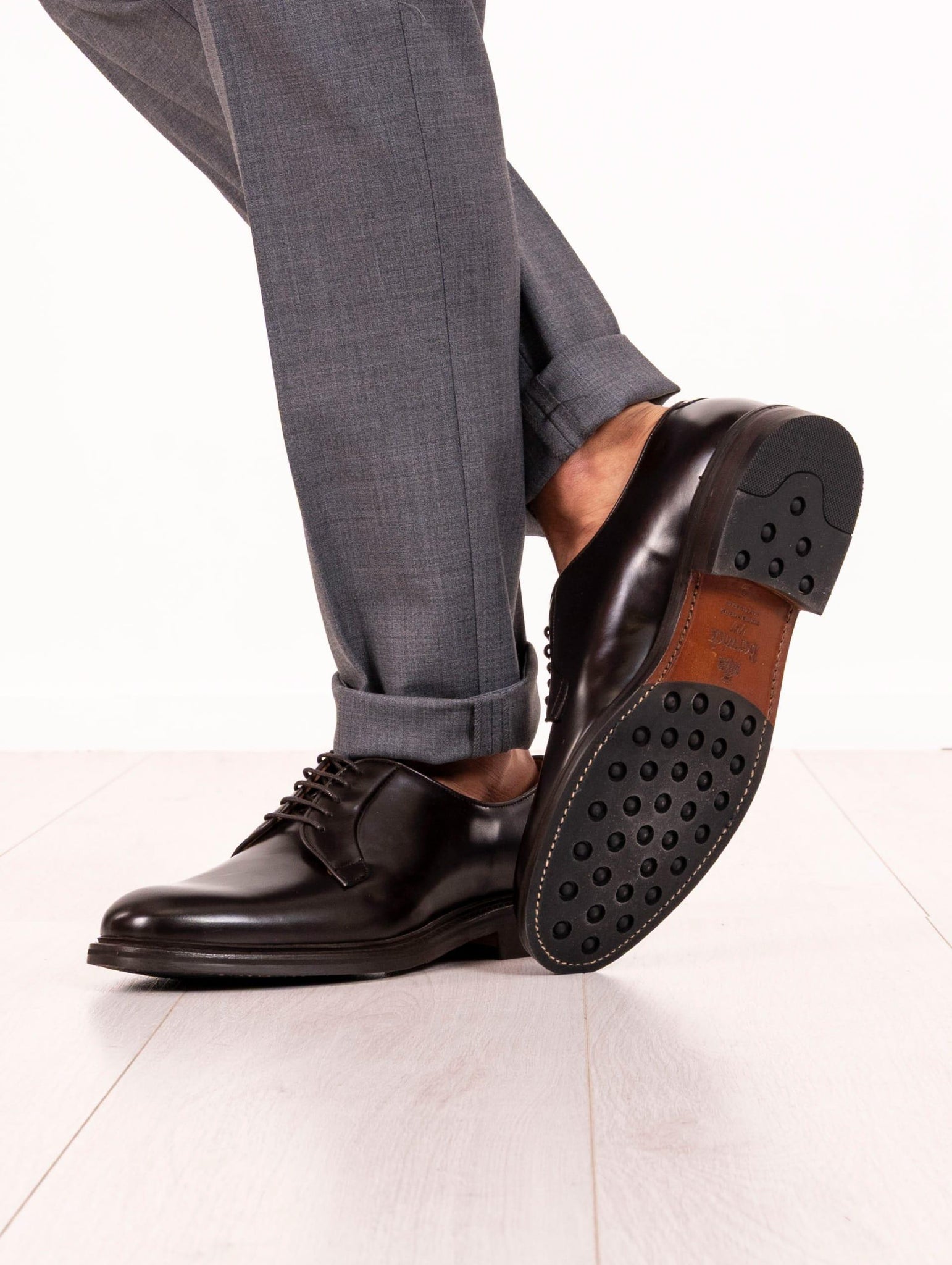 Derby Goodyear Berwick 1707 Pelle Marrone 4406HO234ANTIKEBANO Berwick 1707