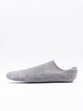 Marcoliani Invisible Sneaker Füßlinge aus grauer Baumwolle