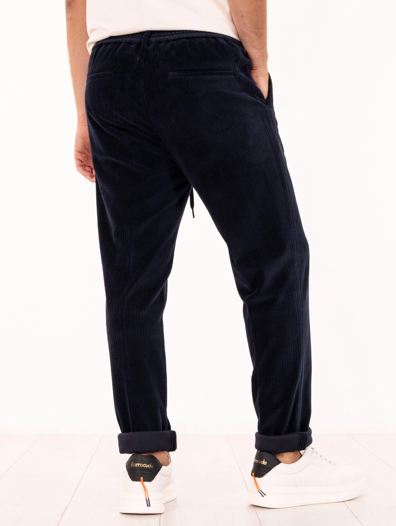 Pantalaccio Circolo 1901 in Velluto a Coste Navy CN4964G0007 Circolo 1901