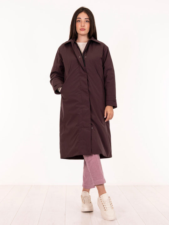 Cappotto Nami People of Shibuya Bordeaux
