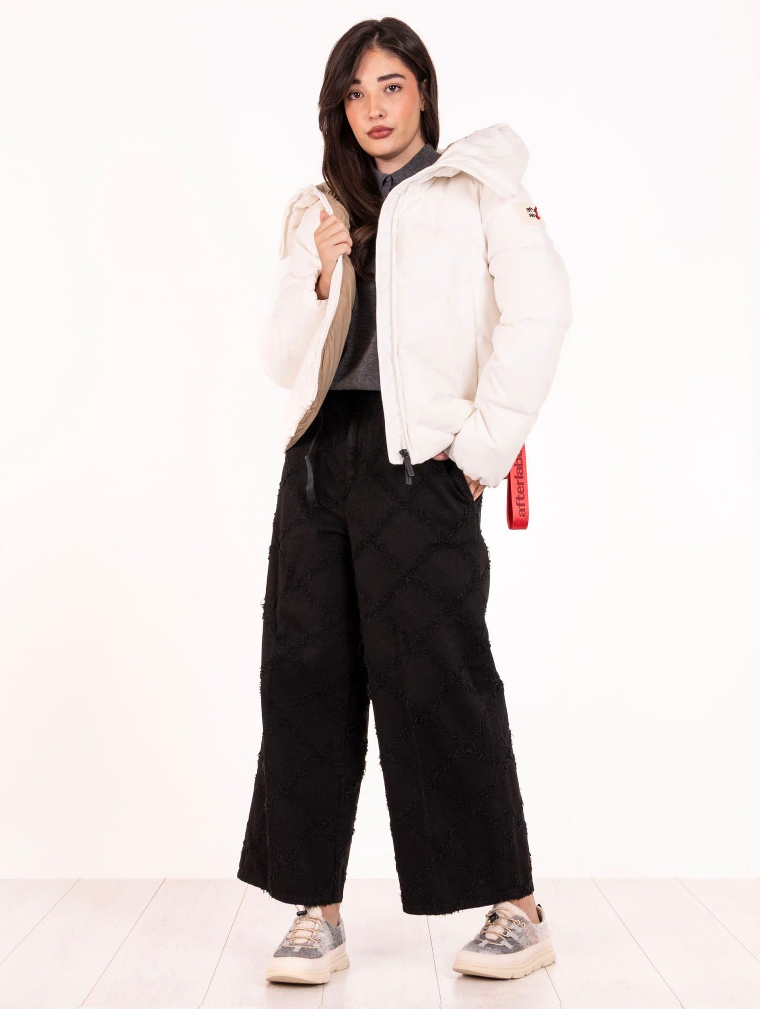 Piumino Helsinki After Label Bianco HELSINKIW01010 After Label