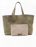 Borsa Maya Gianni Chiarini in Suede Salvia e Panna