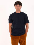 T-Shirt Circolo 1901 Raglan in Jersey Blu Notte