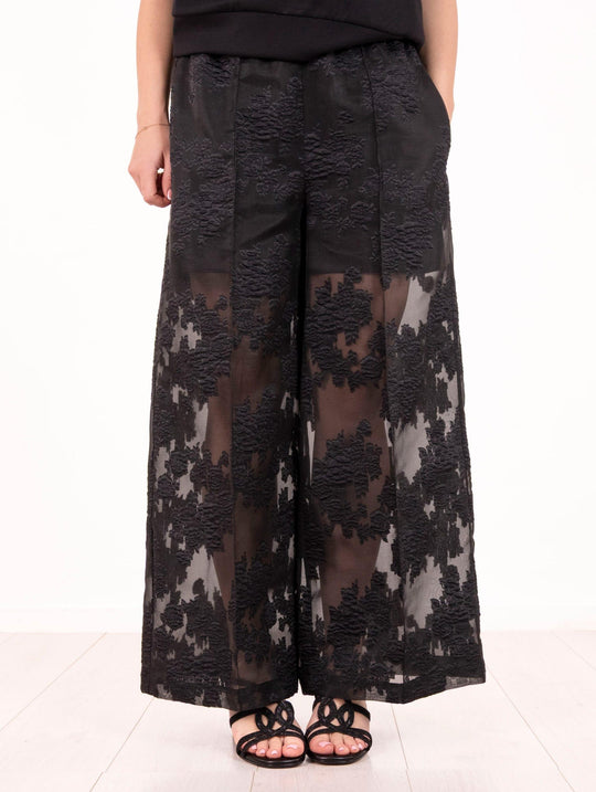 Pantalone Meimeij in Organza Nero