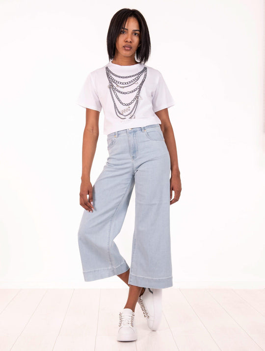 Martina White Wise Light Denim Jeans
