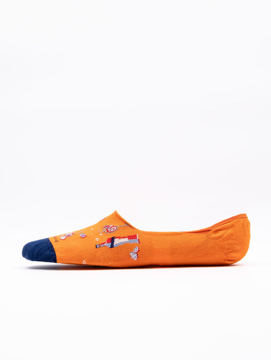 Fantasmini Marcoliani Invisible Touch in Cotone Fantasia Arancio e Blu