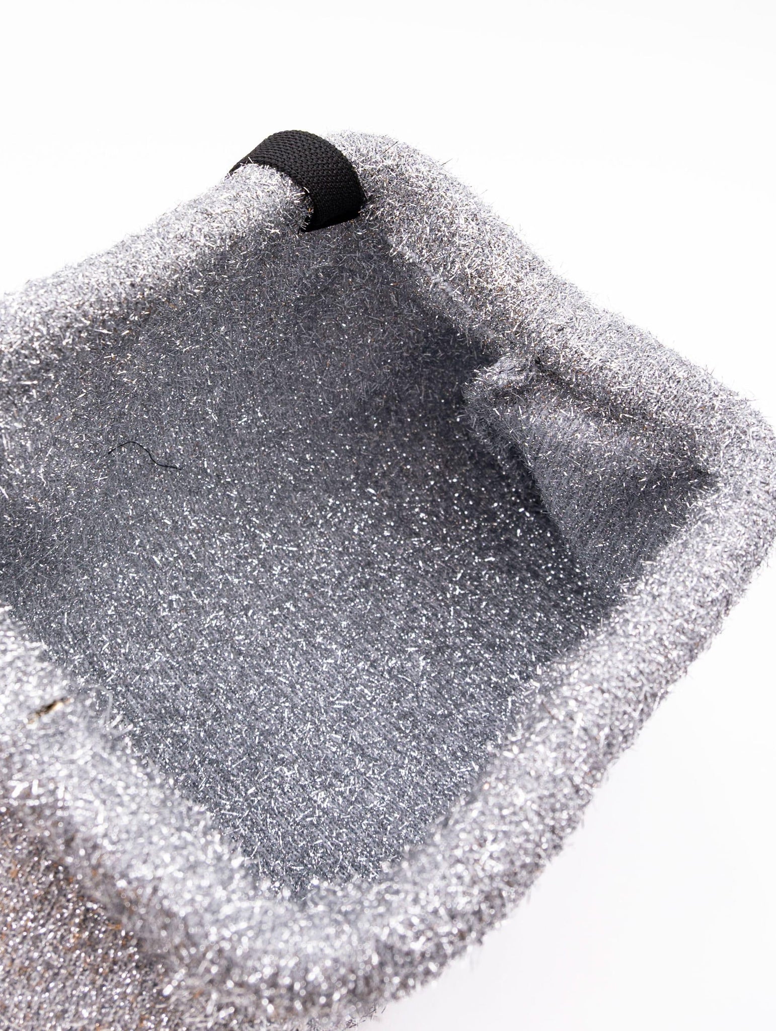 Clutch Fri-Yay in Fil Coupè Lurex Argento HB_1260LUREXFUR Fri-Yay