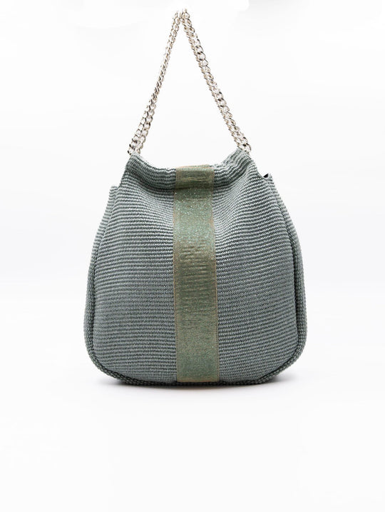 Borsa Miami Stripe L'aura Salvia