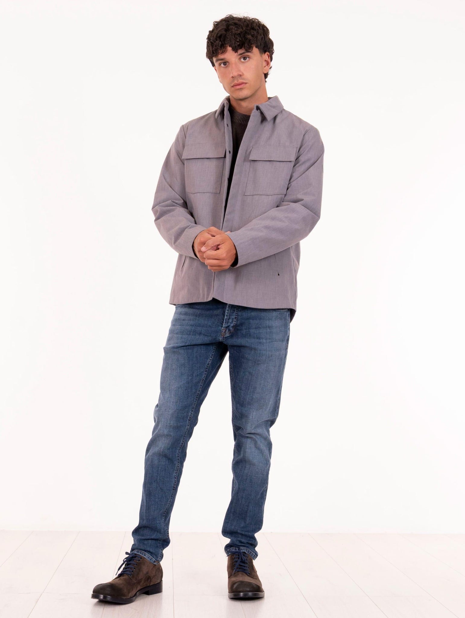 Camicia Kiso People of Shibuya Grigio KISOPM941950 People of Shibuya