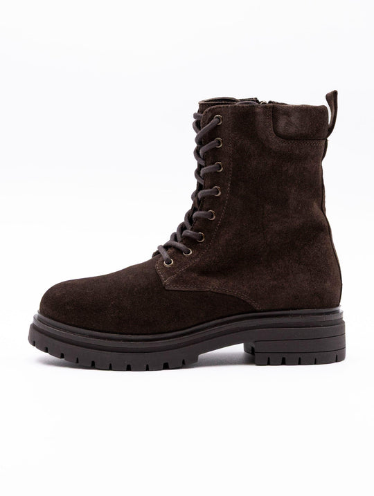 Anfibio Indira Emanuelle Vee in Suede Marrone Scuro