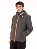 Giubbotto Jack K-Way Reversibile in Tessuto Tecnico Militare e Oliva