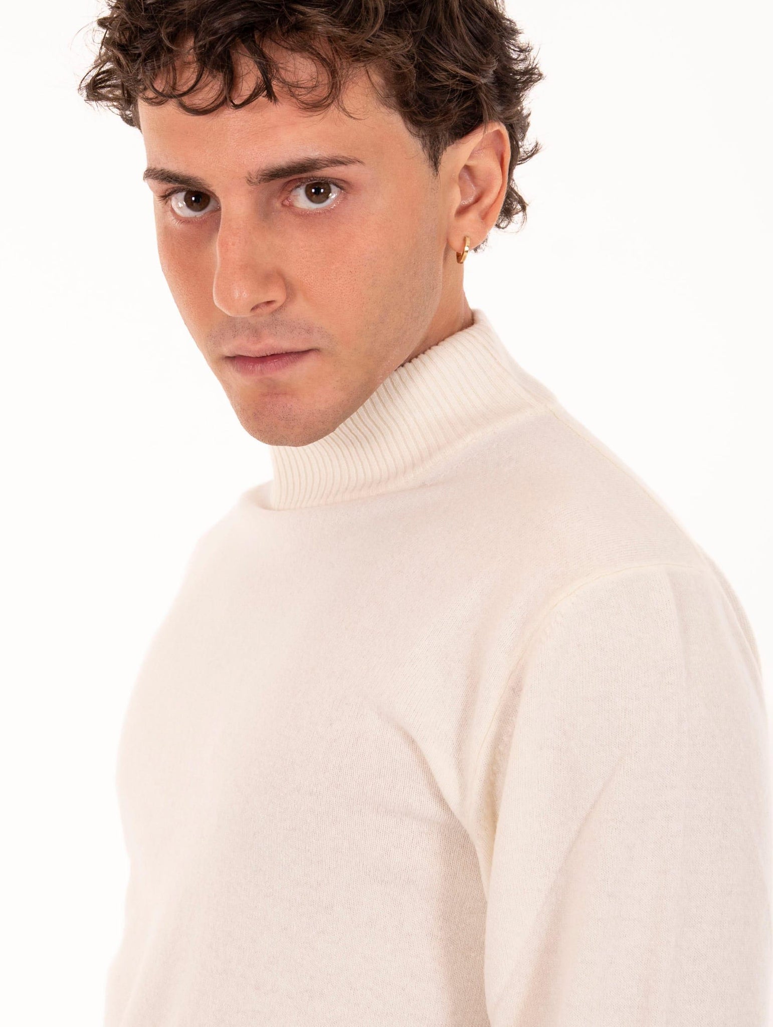 Magla Lupetto Daniele Fiesoli in Lana Merino Extrafine e Cashmere Nuvola 0044100 Daniele Fiesoli