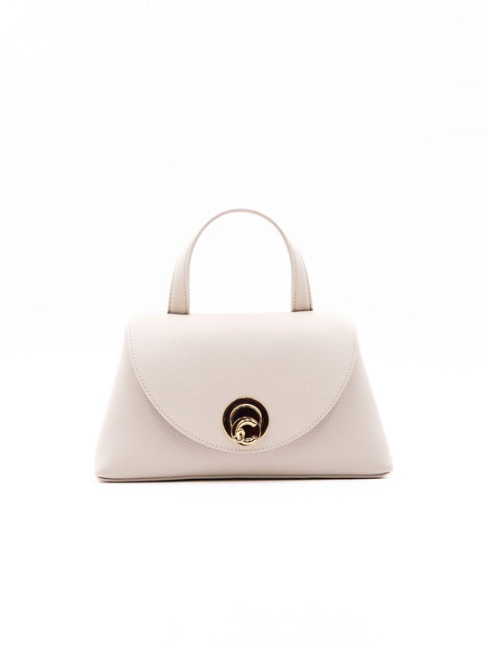 Borsa Nikla Mini Coccinelle in Pelle Martellata Perla