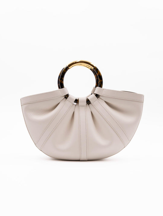 Borsa Shell Medium Coccinelle in Pelle Perla