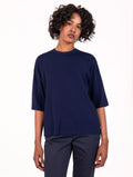 Pullover White Wise aus Viskose Blau