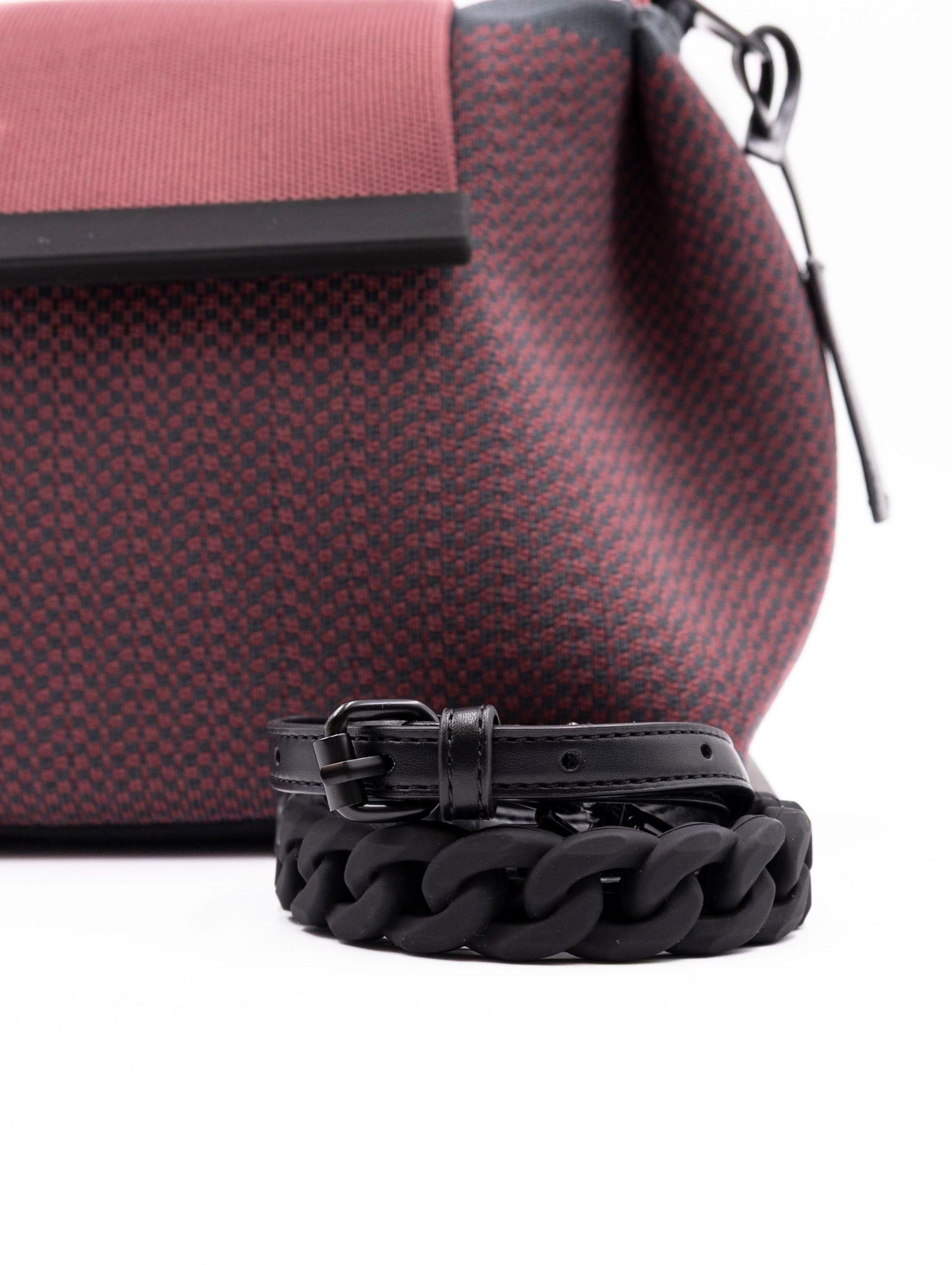 Borsa Fri-yay in Maglia Ciliegia e Grigio PL_1244LITTLECHAIN Fri-Yay