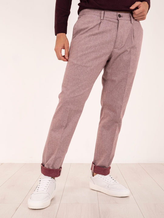 Pantalone Devorè aus Baumwolle Cipolla Melange