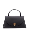 Nikla Medium Bag Coccinelle in Black Hammered Leather