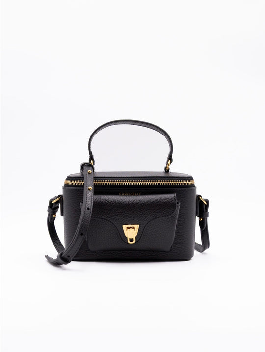 Minibag  Coccinelle in Pelle Martellata Nero