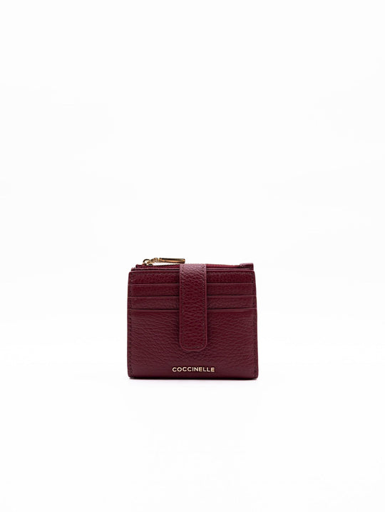 Portafoglio Coccinelle Metallic Soft aus genarbtem Rindsleder Ribes