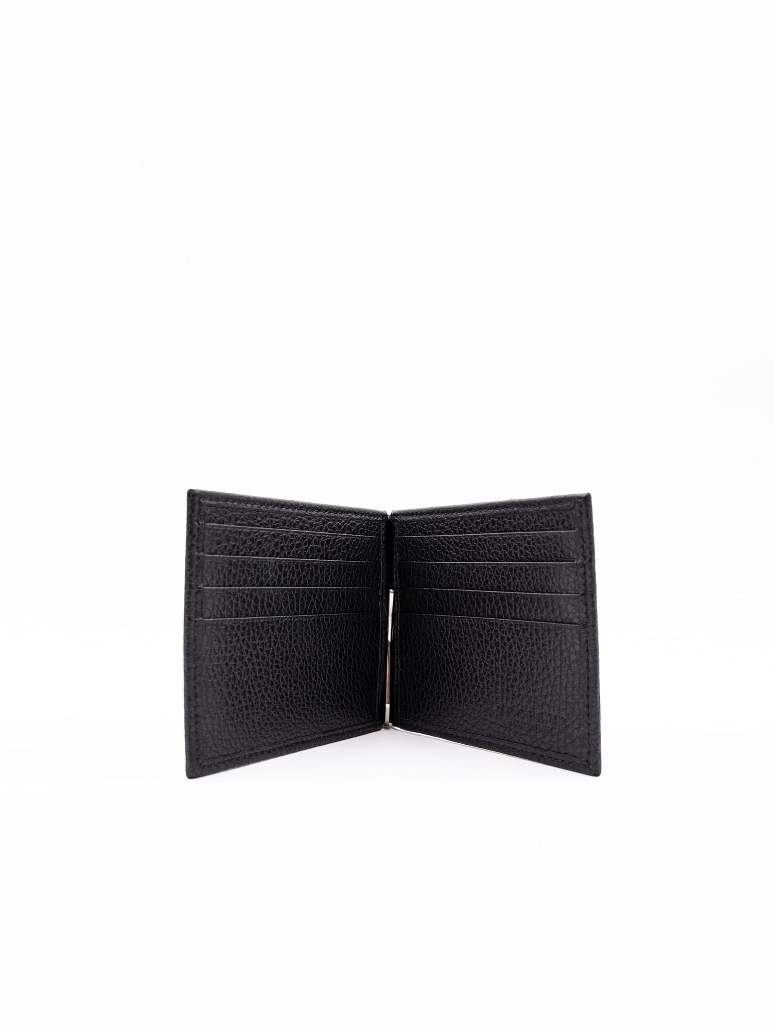 Portafoglio Micron Orciani in Pelle con Clip Ferma-Banconote Nero SU0108MICNER Orciani