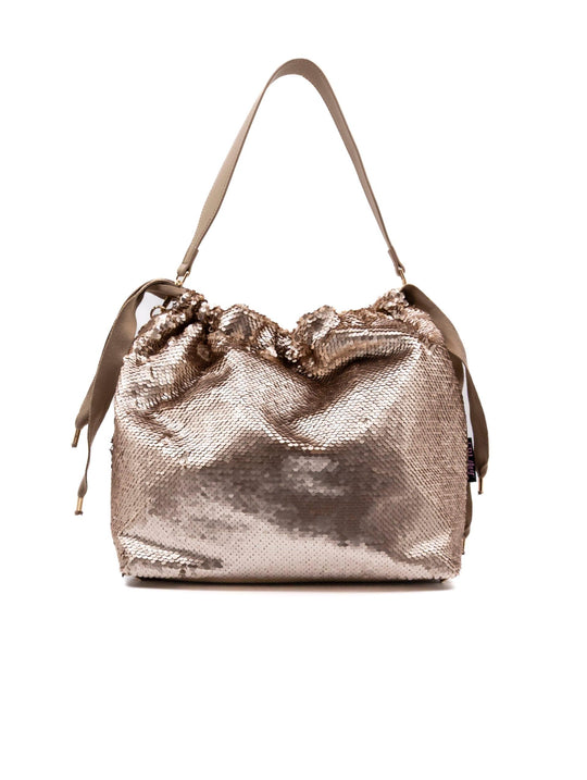Borsa Zaino Paillettes Fri-Yay Bronzo