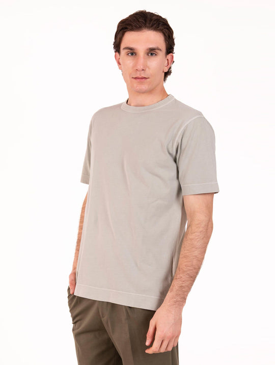 T-shirt Four Stroke Pastel in Cotone Salvia