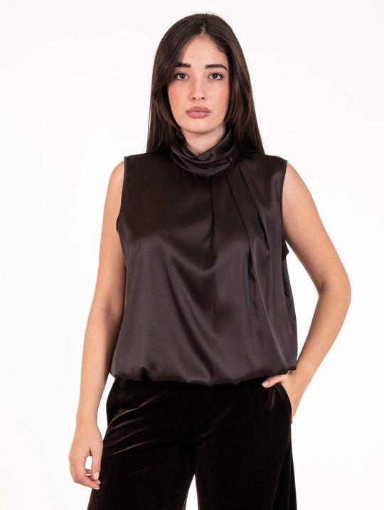 Top D.Exterior Satin Caffè