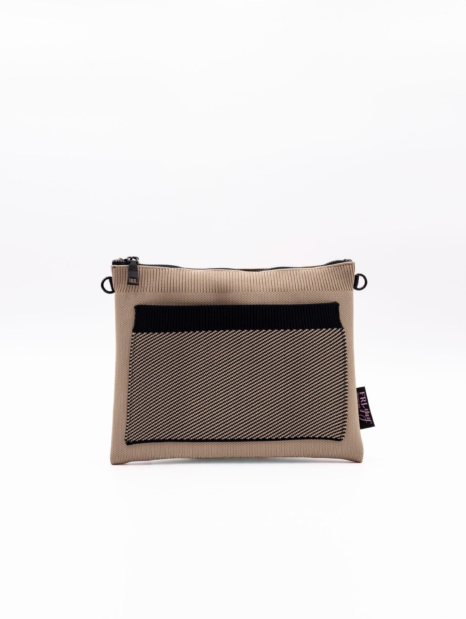 Pochette Fri-yay in Maglia Beige e Nero ERP_1230POCKET Fri-Yay