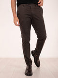 Pantalone Devorè per Four Stroke in Cotone Testa di Moro