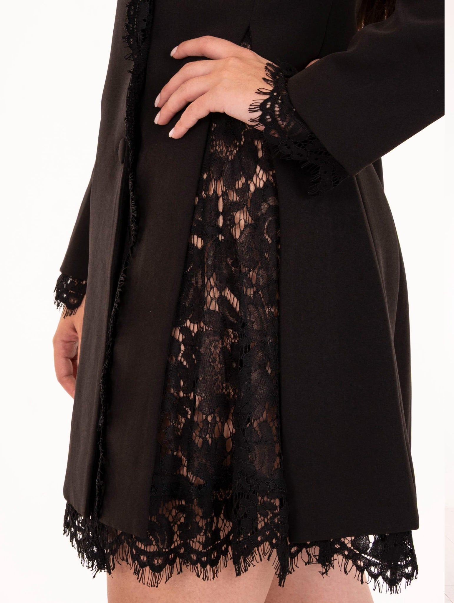 Abito Giacca Nosecrets con Pizzo Nero 253NS008LIQUI NoSecrets