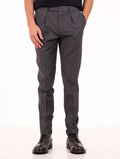 Pantalone Devorè in Lana Grigio Scuro