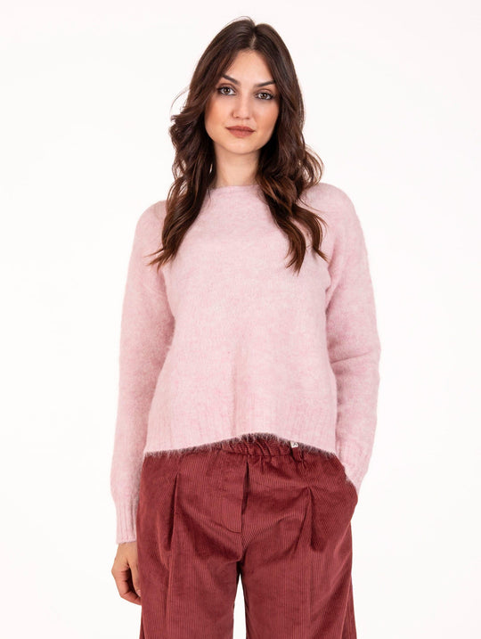 Pullover Roy Roger's aus Alpaka Rosa