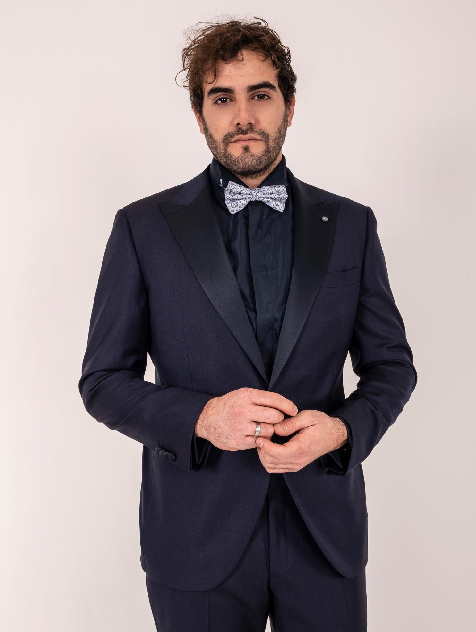 Smoking Sartoriale Luigi Bianchi Mantova Fratelli Cerruti Blu 33452401801 Luigi Bianchi Mantova