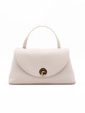 Borsa Nikla Medium Coccinelle in Pelle Martellata Perla