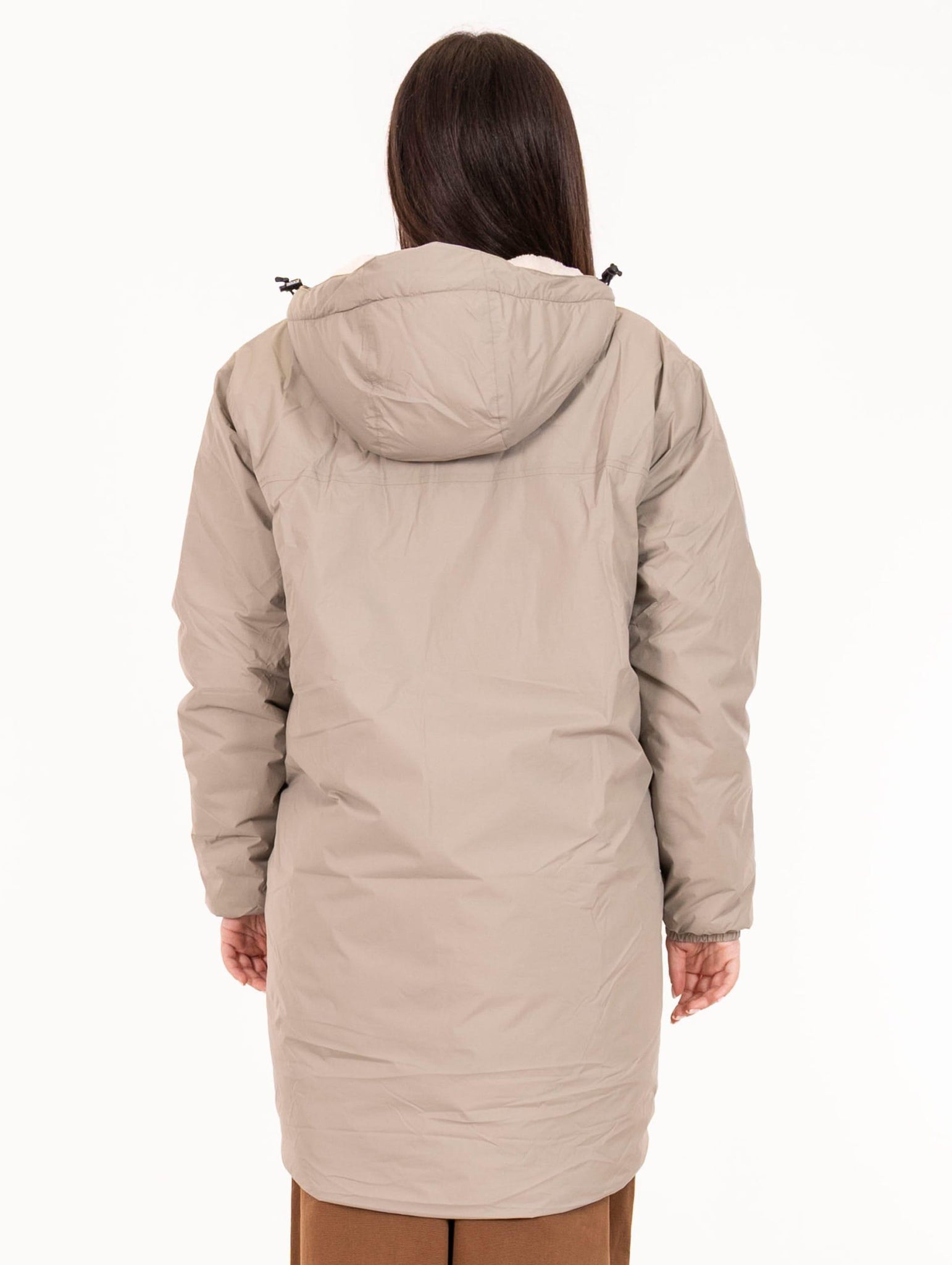 Giacca Impermeabile Le Vrai Eiffel 4.0 K-Way in Nylon Salvia K21516W633 K-Way