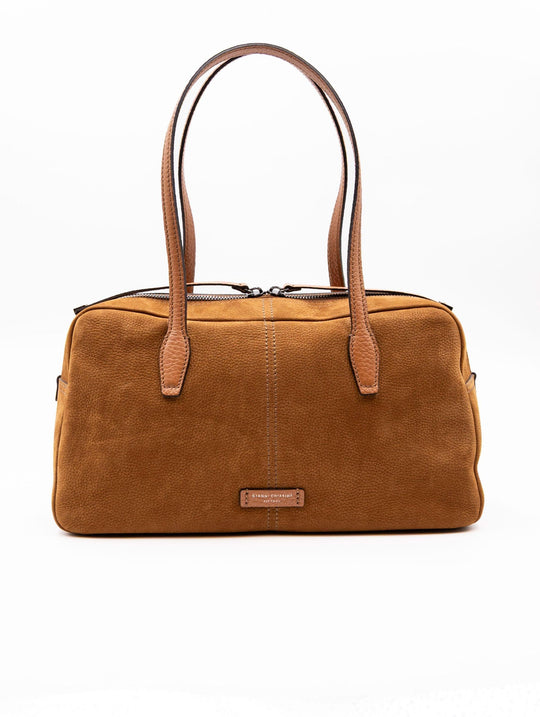 Borsa Aryna Gianni Chiarini in Nabuk Cognac