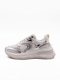 Sneakers Emanuelle Vee Argento e Avorio