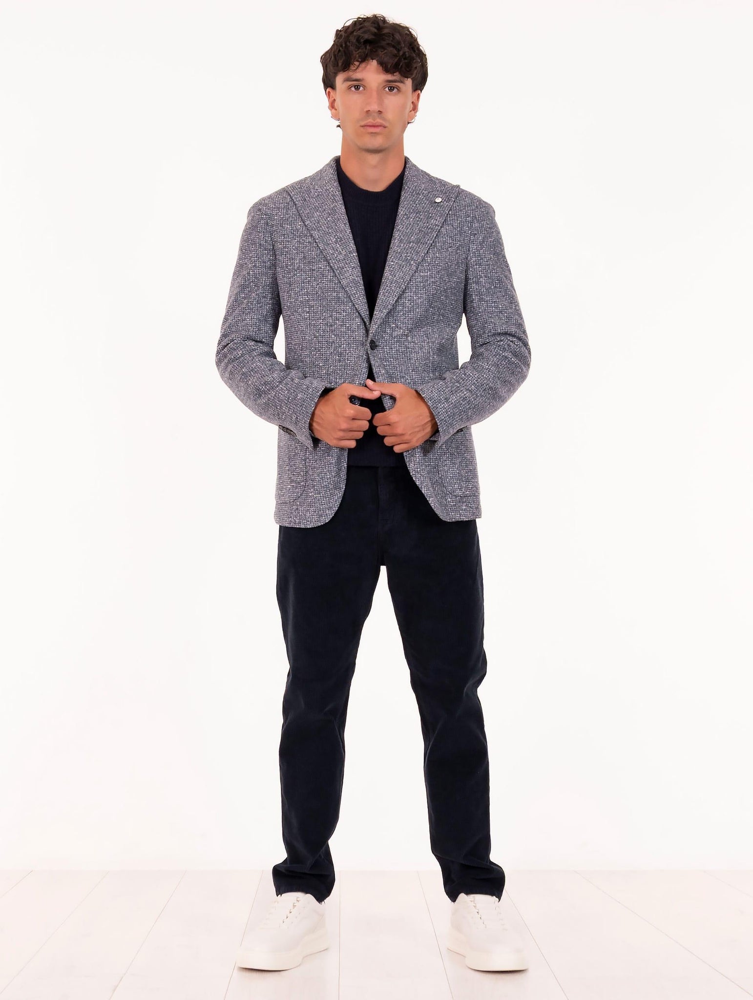 Giacca L.B.M. 1911 in Jersey e Lana Vergine Indigo 28125571603 L.B.M. 1911