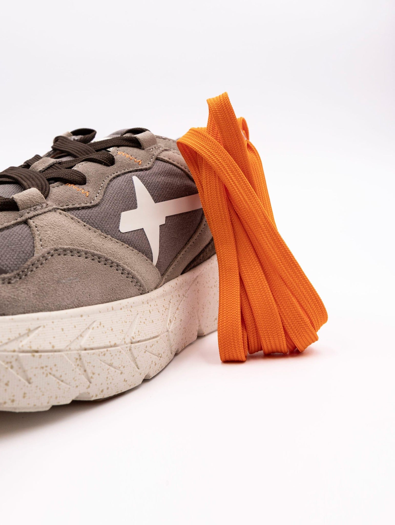 Sneaker W6YX in Tessuto Denim e Suede Bianco e Nero NEXT-MSUEDE/VINTAGEDENIM W6YZ