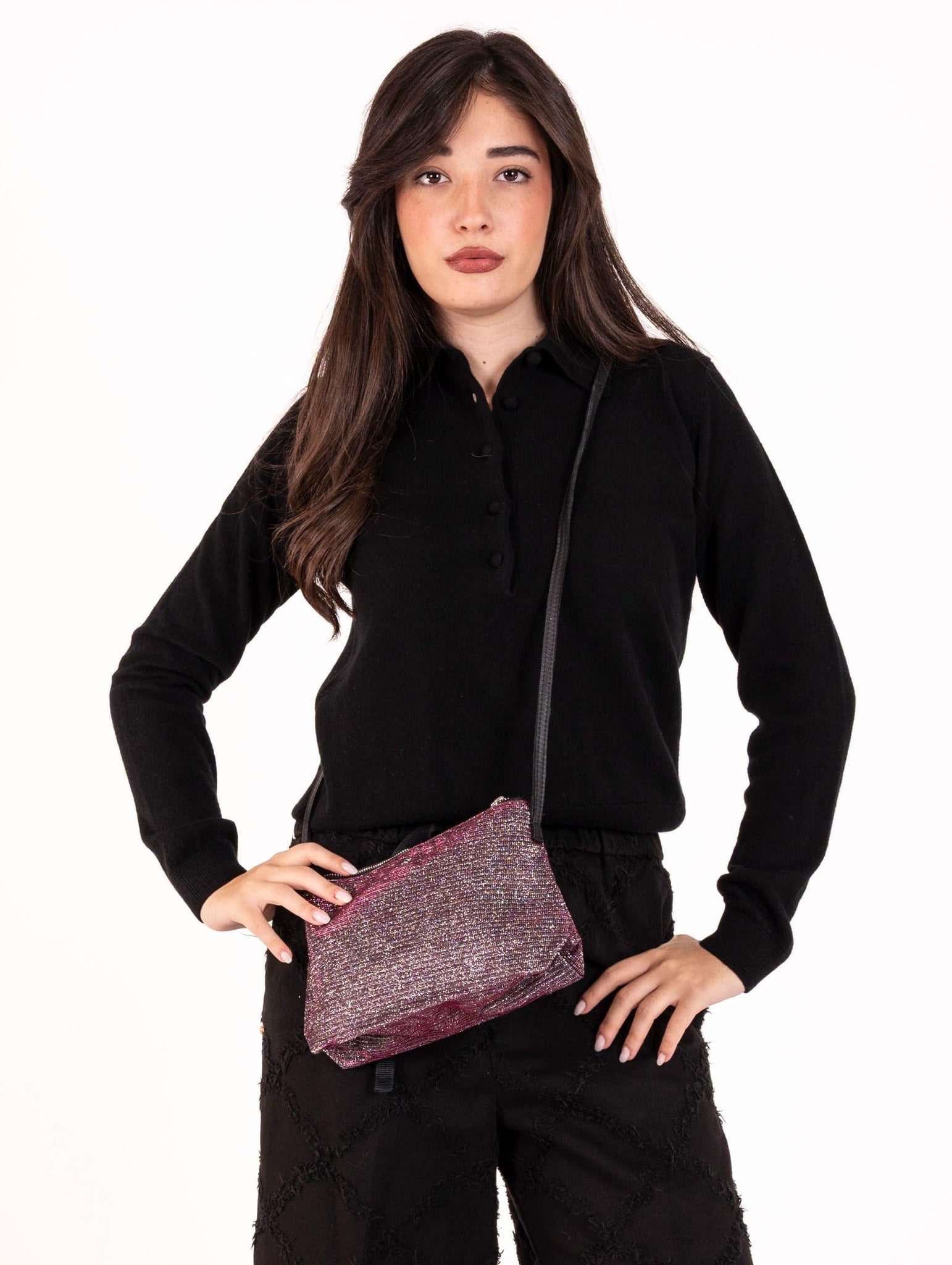 Borsa Manuela L'aura Fucsia MANUELASMALLGGC L'AURA