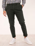 Pantalone Devorè für Four Stroke aus grüner Baumwolle