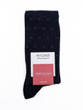 Calzini Marcoliani Milano Hi Class in Modal e Cashmere Blu