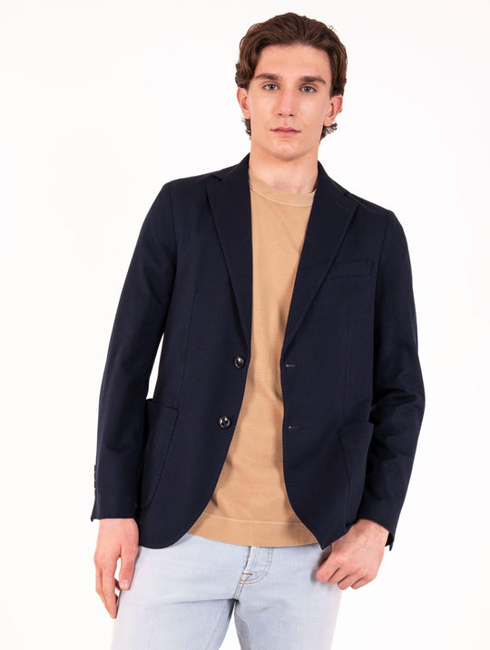 Giacca Circolo 1901 in Cotone Piquet Navy